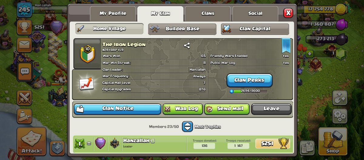 Looking for players(townhall 15's and 16's to play CWL in the Master League 3 

link.clashofclans.com/en?action=Open…
<a href="/ClashofClans/">Clash of Clans</a> <a href="/CoCEsports/">Clash of Clans Esports</a> 
#clashofclans