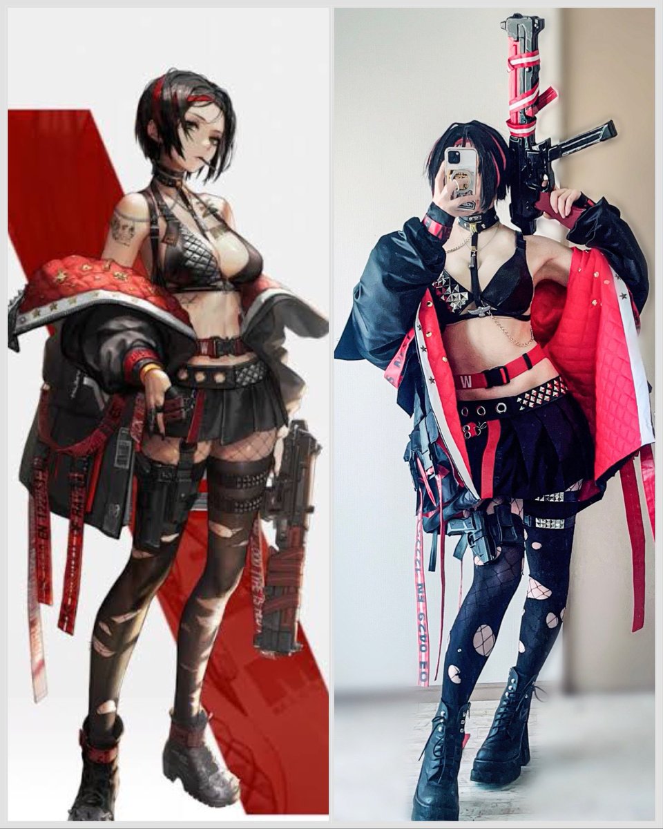勝利の女神 : NIKKE  ニケ クロウ コスプレ衣装+ウィッグ Amazon.co.jp: [2200] Beauty 出品 ☆NIKKE 勝利の女神 クロウ