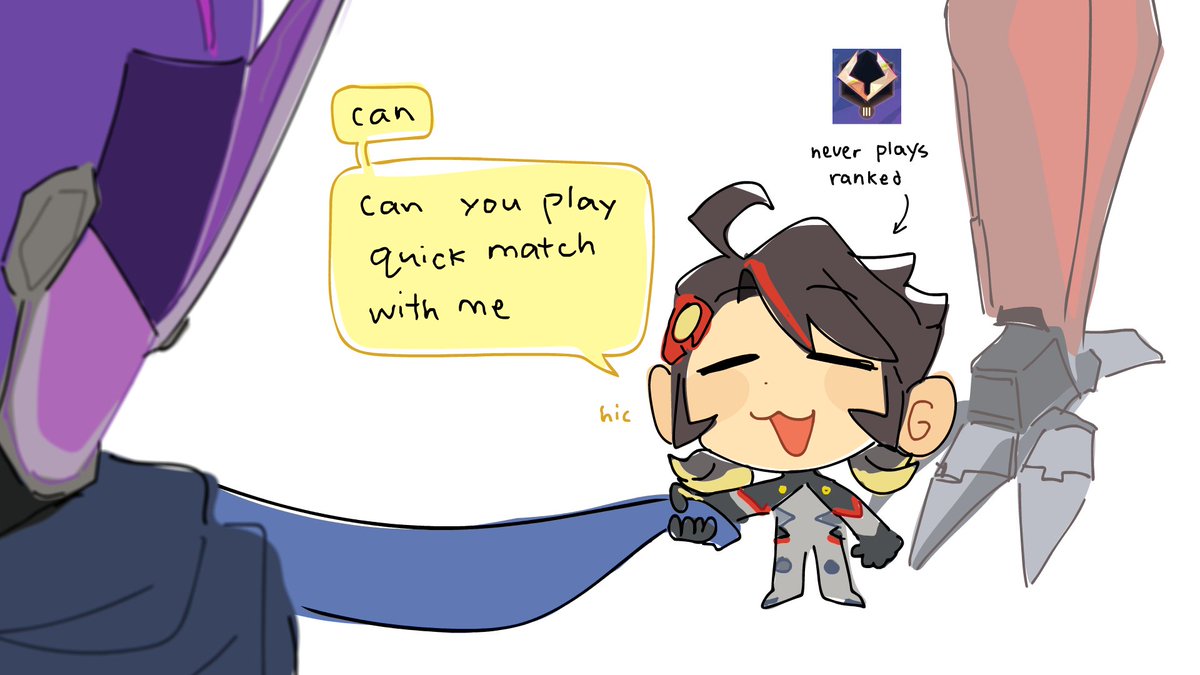 how it feels to ask your grandmaster friend to play marvel rivals with you