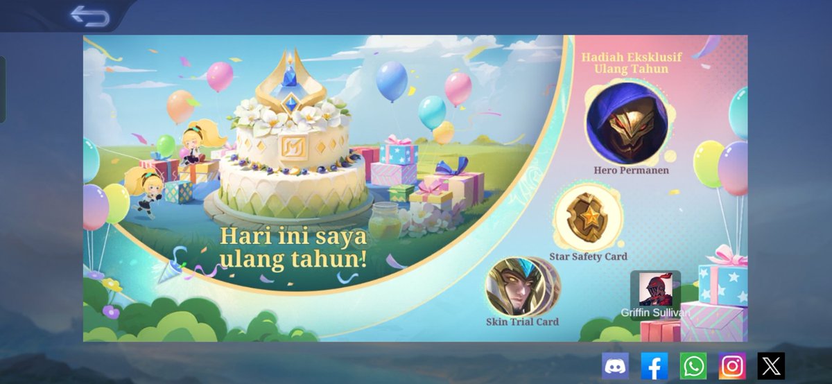 gameslayerch's tweet image. This is so nice. Thank you MLBB