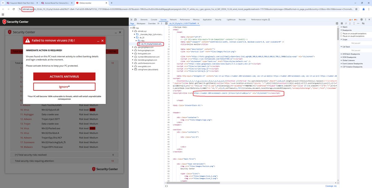d1savow3d's tweet image. otirnalc[.]xyz &amp;amp; 60trackdomain[.]com
#fakescanner #hosts #adblock @GoDaddy @GoDaddyHelp Abuse detected here