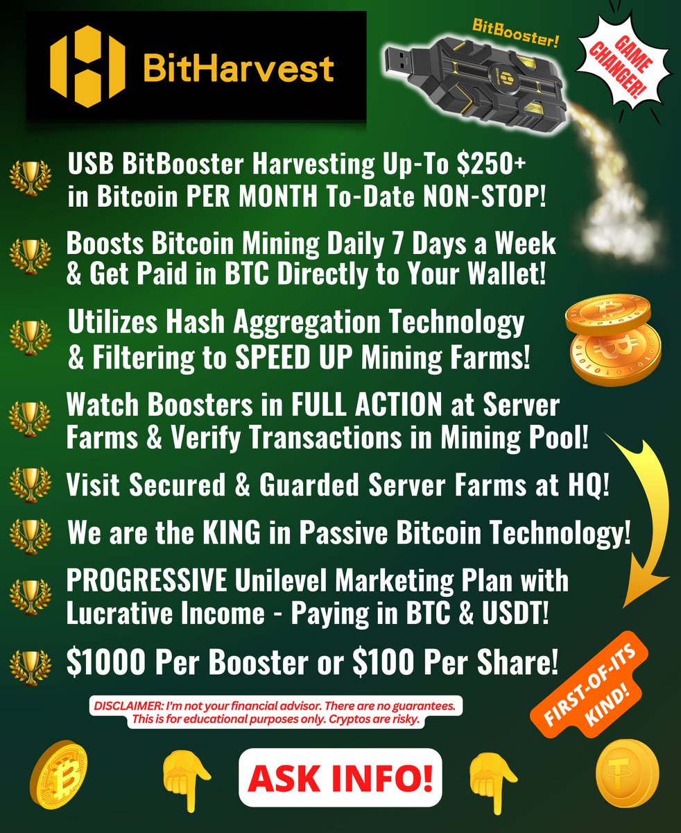 Osougwu's tweet image. BitBooster is the perfect way for the average citizen to grow their wealth safely and easily.
🔥 Hashtags:
#BitBooster2025 #BitcoinForEveryone #SmartInvesting 💸🌟🌍