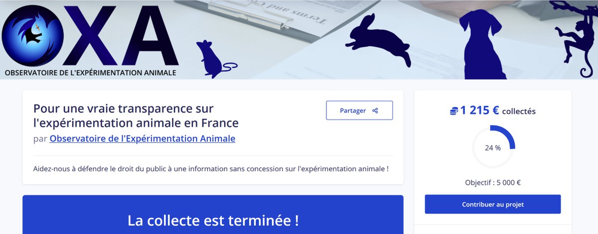 Observatoire de l'Expérimentation Animale tweet media