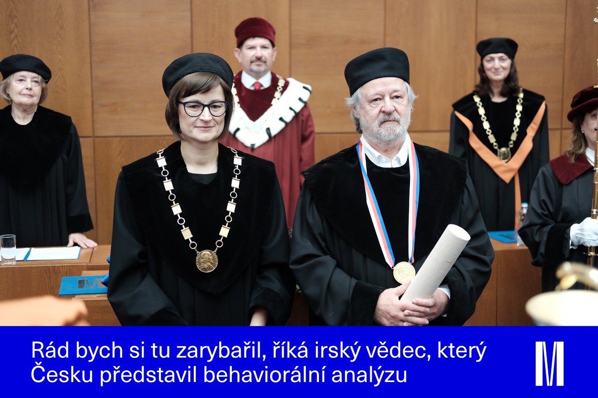 V říjnu se irský vědec Michael Keenan stal čestným doktorem naší univerzity. Na <a href="/pedmuni/">Pedagogická fakulta MUNI</a> pomáhal založit a rozvíjí studium a výzkum v oblasti aplikované behaviorální analýzy.

O jeho vědecké práci si můžete více přečíst na webu: muni.cz/go/c9c003