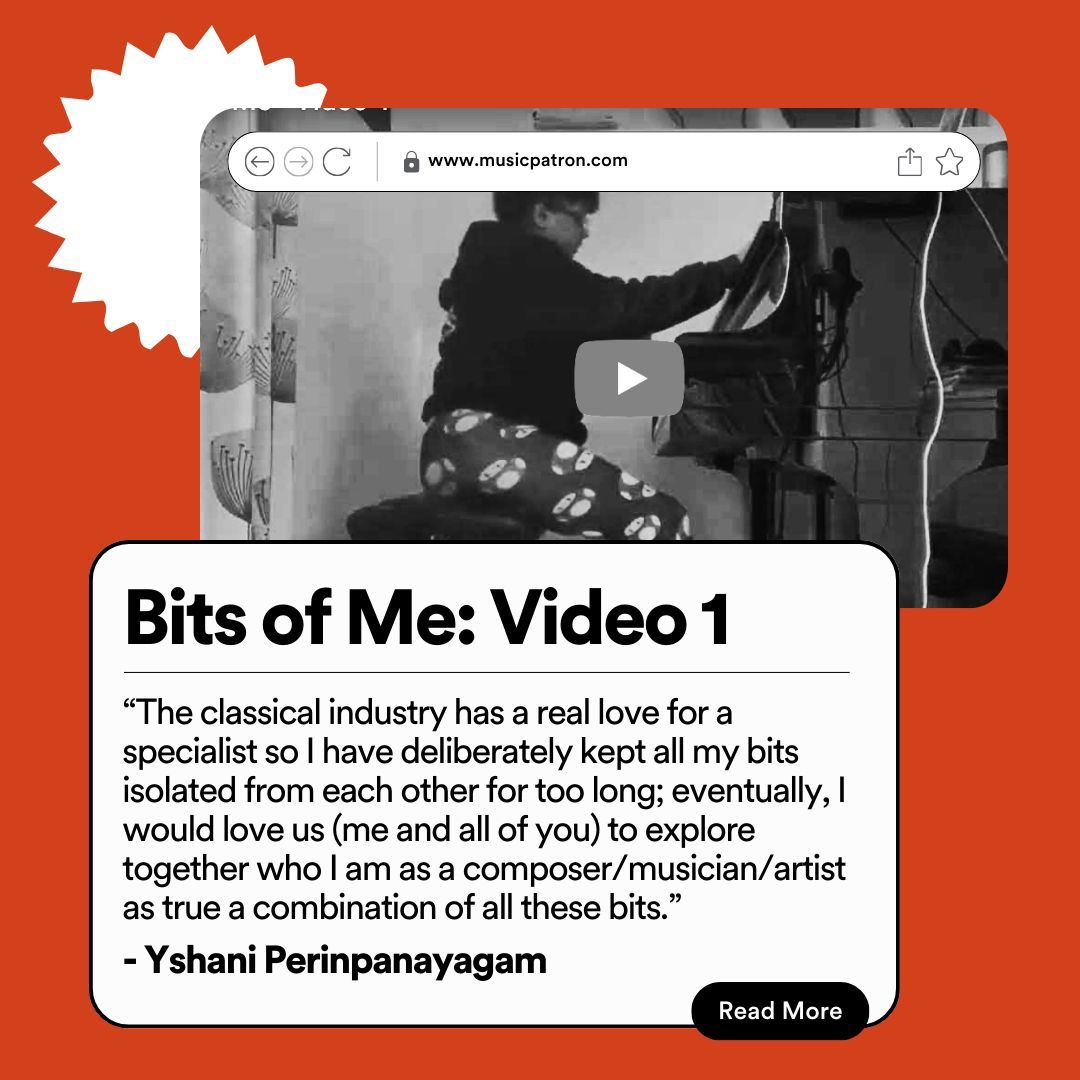 Music Patron (@musicpatronuk) on Twitter photo Day 9 of 12 Days of Music Patron Composers highlights <a href="/_yshani/">Yshani Perinpanayagam</a>'s exploration of creativity through her identity as a composer, musician, and artist. Watch her story and share how you celebrate your own creative 'bits.' 🎶
🎁 buff.ly/4fESEfl Day 9 of 12 Days of Music Patron Composers highlights <a href="/_yshani/">Yshani Perinpanayagam</a>'s exploration of creativity through her identity as a composer, musician, and artist. Watch her story and share how you celebrate your own creative 'bits.' 🎶
🎁 buff.ly/4fESEfl