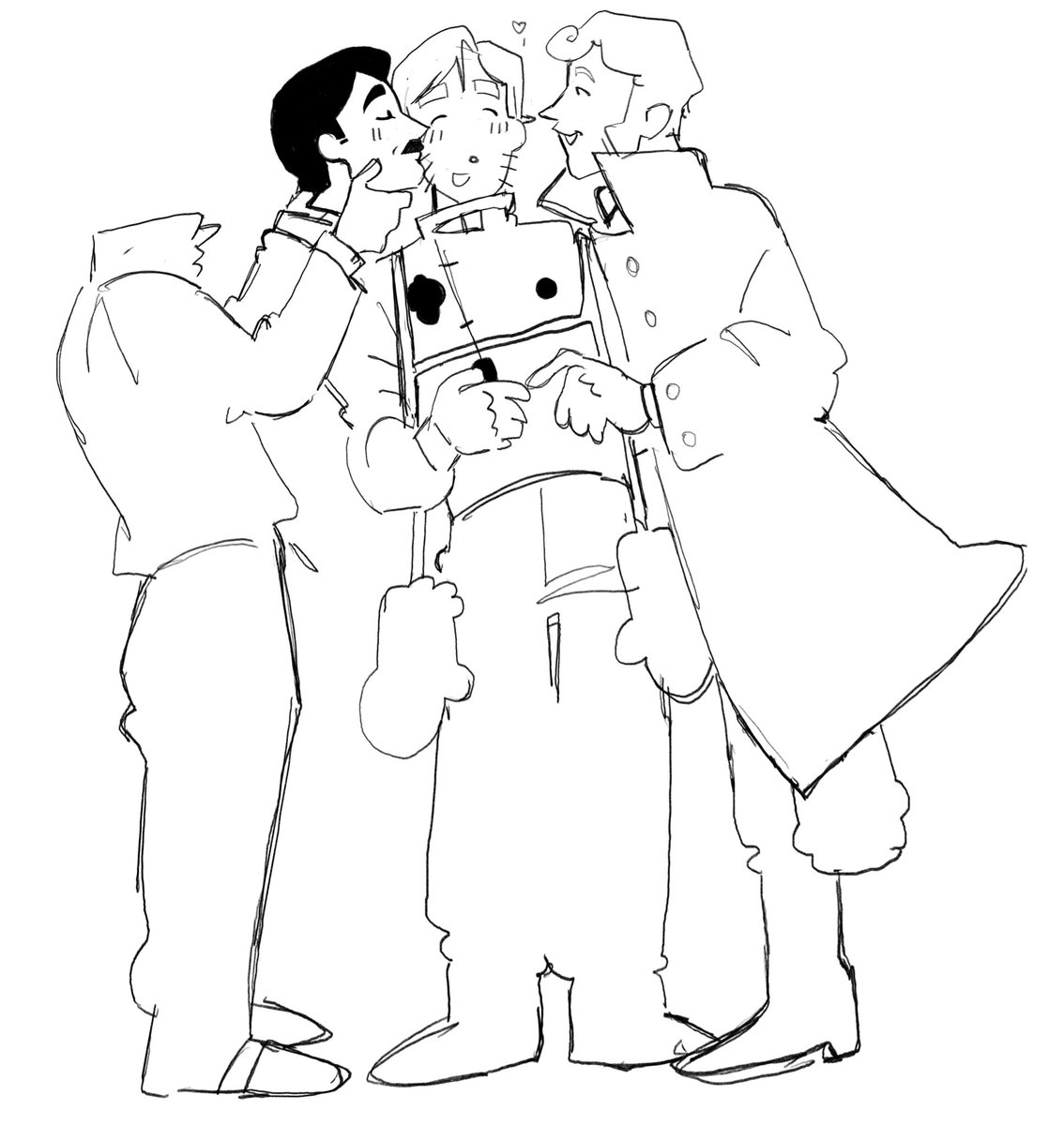 Zombie lieutenant threeway