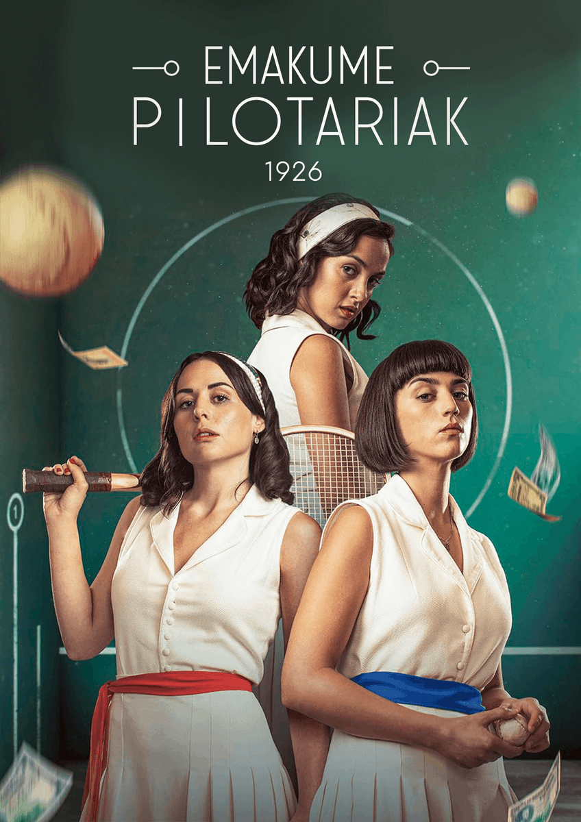 ZerNonIkusi's tweet photo. 🆕 Audioa eta azpidatziak euskaraz dituen beste telesail bat igo dute:

Emakume pilotariak 1926  (2024)

Generoa: #Drama
Plataforma: #Primeran

https://t.co/sb9OmkqMUn https://t.co/6j1boSSUfj