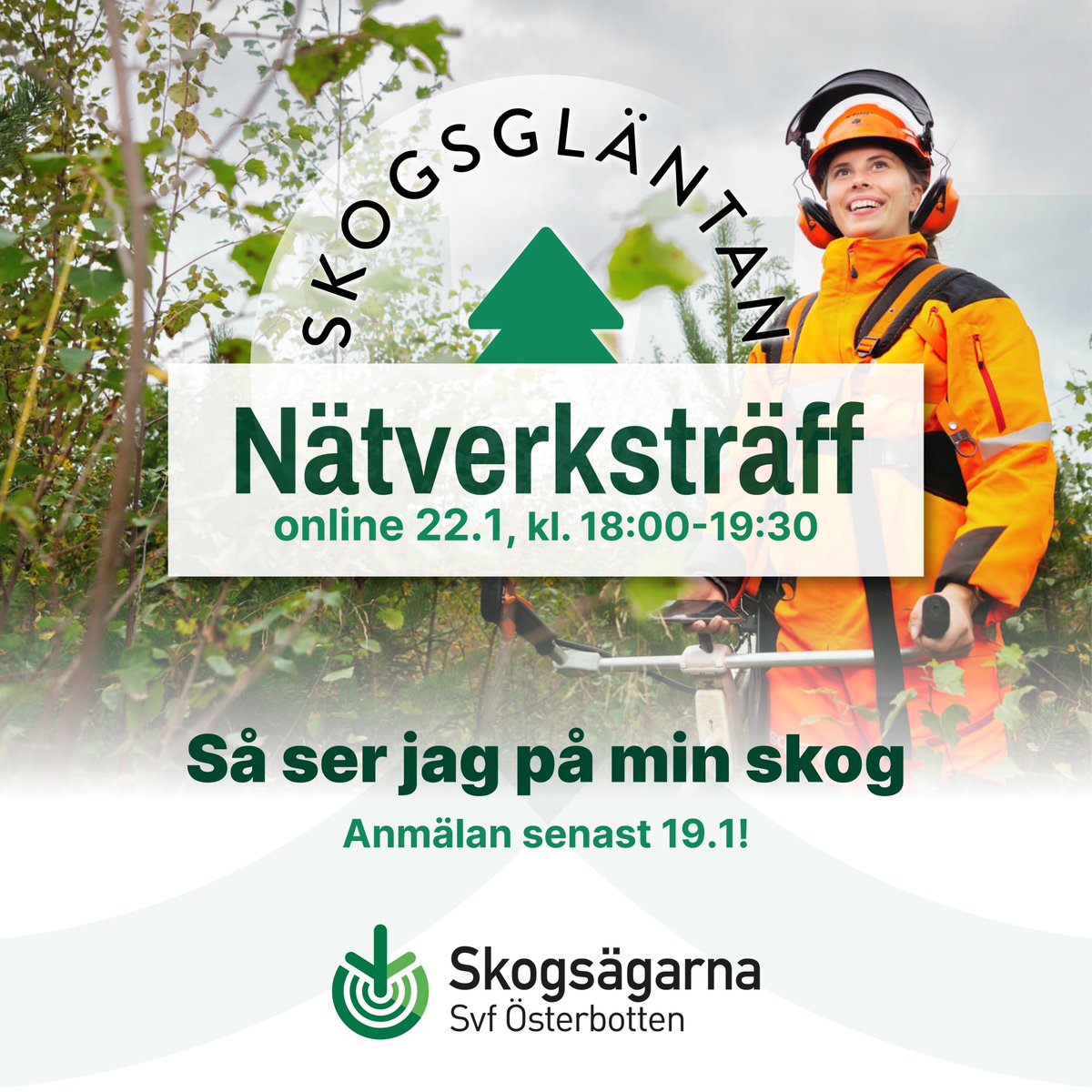 Från Skogsgläntan önskar vi er alla ett gott nytt år och hälsar er varmt välkomna att delta i en nätverksträff med temat Så ser jag på min skog. Läs mer och anmäl dig här: q.surveypal.com/skogsglantan-s…