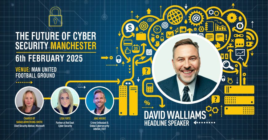 We are attending The Future of Cyber Security Manchester! 🚀 

When: 6th February 2025
Where: Man United Football Ground 

There will be some exciting guest speakers, and headline speaker, David Walliams, talking throughout the day 🙌 

👉 Register now: buff.ly/4gIcg2P