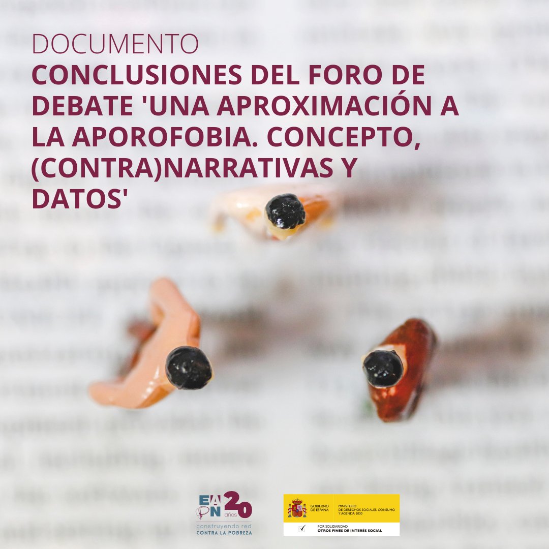 EAPN España (@eapnes) on Twitter photo 📚Feminización de la #pobreza, derechos de las personas mayores, #aporofobia, vivienda...
🧐Ya puedes consultar todos los informes y estudios que ha publicado EAPN-ES en 2024 ¡Descárgatelos en nuestra web!👇
eapn.es/publicaciones.… 📚Feminización de la #pobreza, derechos de las personas mayores, #aporofobia, vivienda...
🧐Ya puedes consultar todos los informes y estudios que ha publicado EAPN-ES en 2024 ¡Descárgatelos en nuestra web!👇
eapn.es/publicaciones.…