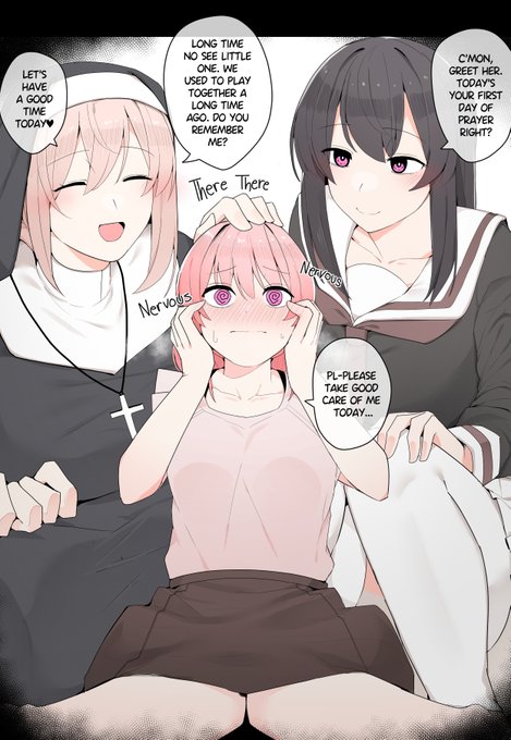 【ENG】Threesome with a Sister
(1/2) 