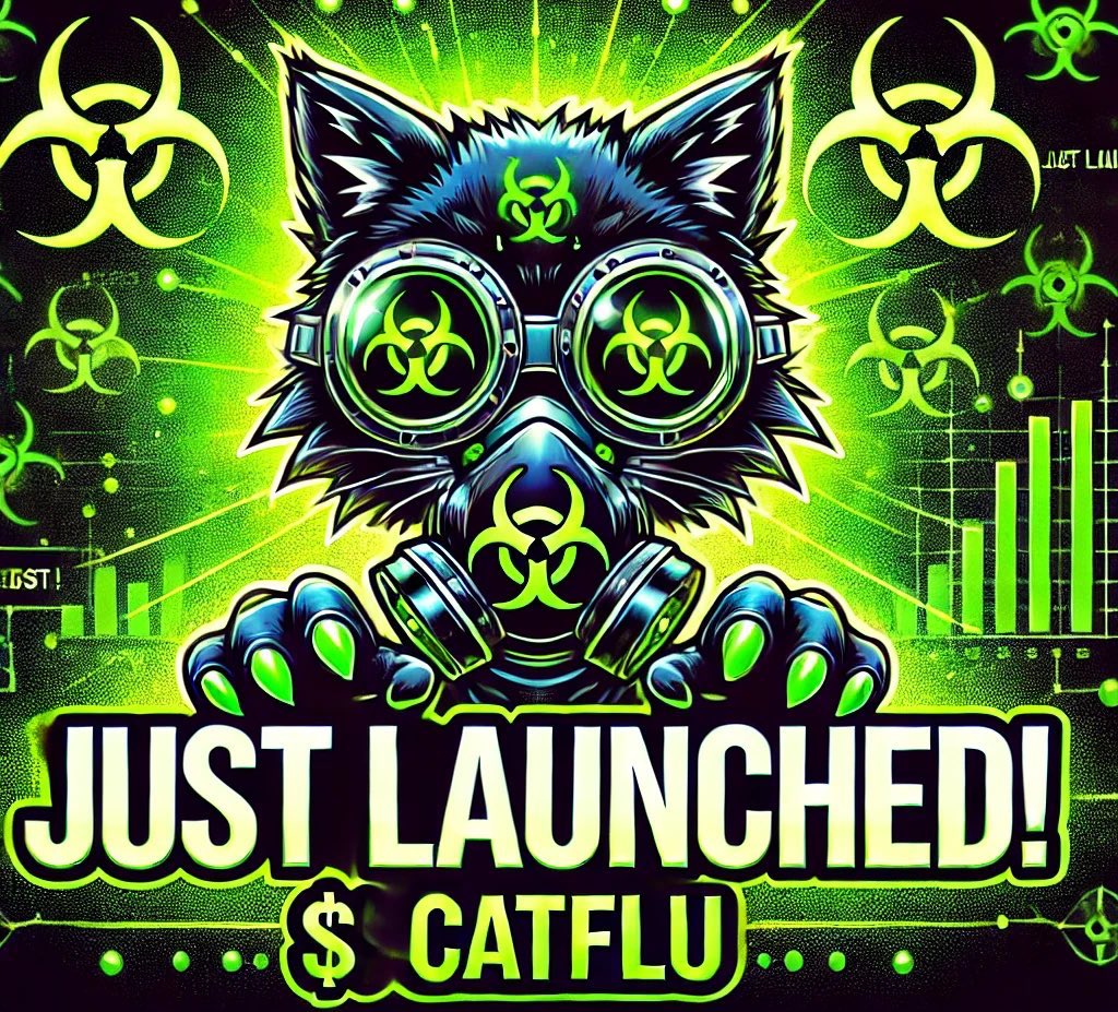 CatFluenza's tweet photo. 🎆 NEW YEAR, NEW FLU – 2025 IS CATFLU’S YEAR! 🎆

🐾 CatFluenza ($CATFLU) is ringing in 2025 with bold moves, bigger gains, and unstoppable momentum. Forget resolutions—this is a revolution. Let’s go viral!

💎 WHAT’S NEW FOR 2025?

🔗 Cross-Chain Expansion: Solana is just the start. CatFlu will infect new blockchains for bigger reach and faster gains.
🎨 NFT Madness: Exclusive sick-cat NFT drops for holders—yours to flex, trade, or hoard.
🤝 New Partnerships: Aligning with $BONK, $PEPE, and more to dominate the meme coin space.
💉 Utility Unleashed: Game-changing utility integrations—stay tuned!

🔥 KICKSTART THE YEAR WITH CATFLU:
•Memes to Moon: Share your best CatFlu memes using #CatFluChallenge. Top 5 win 150,000 tokens each!
•Merch Flex: Hoodies, hats, and mugs dropping soon. Holders get early access!
•Exclusive Rewards: Random CatFlu wallets will win big surprises—tokens, merch, and more.

💻 HOW TO JOIN THE FLU MOVEMENT:
1️⃣ Buy CatFlu: https://t.co/62lokXbawF
2️⃣ Get Connected:
•Telegram: https://t.co/s6SdpdrVMy
•https://t.co/XN4jRbdhC7: https://t.co/dlVPLgfrUK
3️⃣ Hold Tight: 2025 is our year to moon.

📈 TRENDING WITH THE BEST:
$CATFLU | $BONK | $DOGE | $SHIB | $PEPE | $FLOKI | $SAMO | $PENGU | $ZACK

🚀 2025 is the year of CatFlu. Forget cures—embrace the gains. Let’s dominate together!

#CatFluenza #NewYearNewFlu #Crypto2025 #MemeCoinTakeover #ViralCrypto
