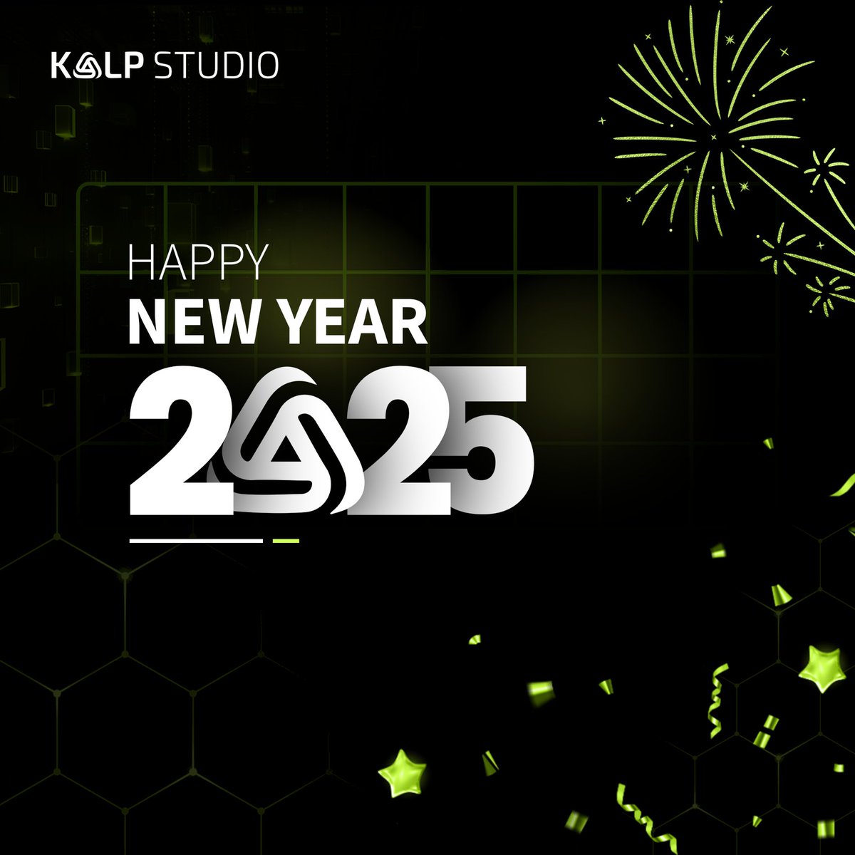 Kalp_Studio's tweet photo. As we turn the page to a new year, KALP Studio wishes you endless opportunities, growth, and innovation in 2025!

Let’s continue building a decentralized future together.

#HappyNewYear2025 #KALPStudio #BlockchainInnovation https://t.co/PzU3MVbEE5