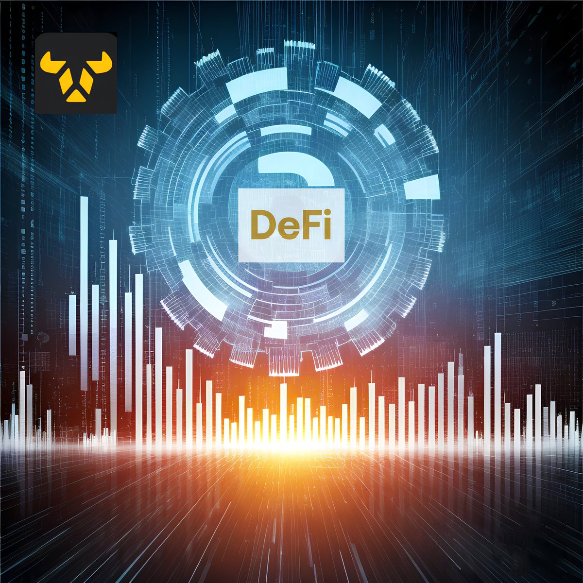 Bullsback_'s tweet image. DeFi's rise: From blockchain breakthroughs to soaring market demand, decentralized finance is transforming financial services with trustless, automated solutions. Join the evolution as we unlock new horizons! 🚀💸 

#DeFi #Blockchain #FinancialRevolution