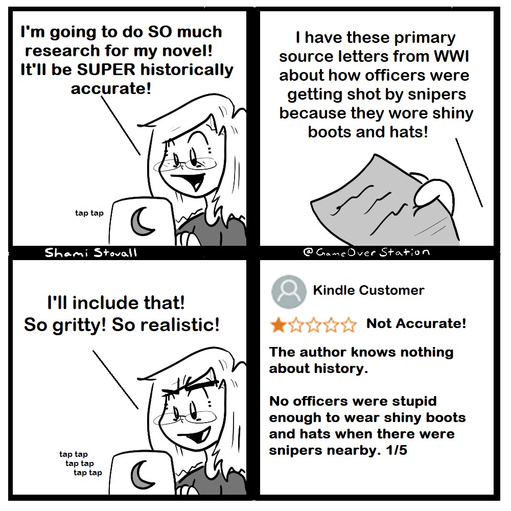 This is 100% a true story, LOL

Sometimes authoring is complicated.