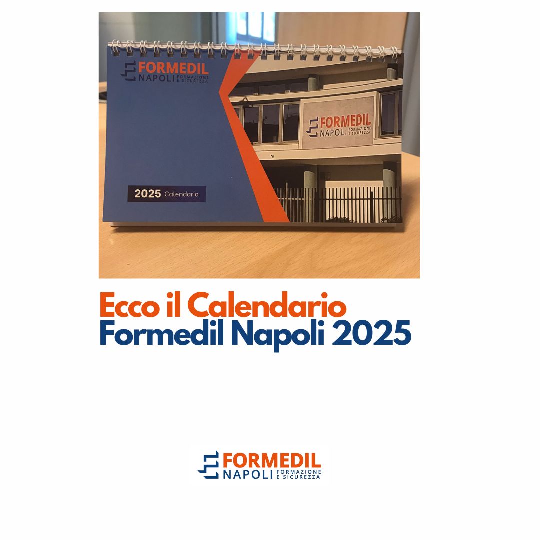 E' disponibile il nuovo calendario Formedil Napoli 2025 versione da tavolo, coronato dalle immagini delle iniziative formative e degli eventi promossi dal nostro Ente Bilaterale.
Le copie  si possono ritirare gratuitamente presso i nostri uffici in Via Leonardo Bianchi 36-Napoli