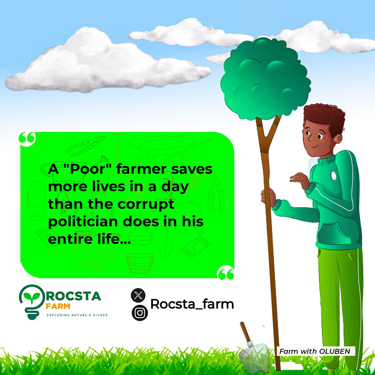 Rocsta_farm's tweet photo. Comment, Like & Repost.
Follow @Rocsta_farm for daily farming Tips.
#farmexplore #farmer @ActivistJerry @EnyonamManye @Nig_Farmer https://t.co/cGO0zKonZz