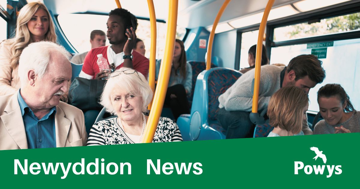 NEWS: Have your say on local Powys bus services 🚌

A six-week online consultation on changes to the local Powys bus services has begun.

More: en.powys.gov.uk/article/17700/…