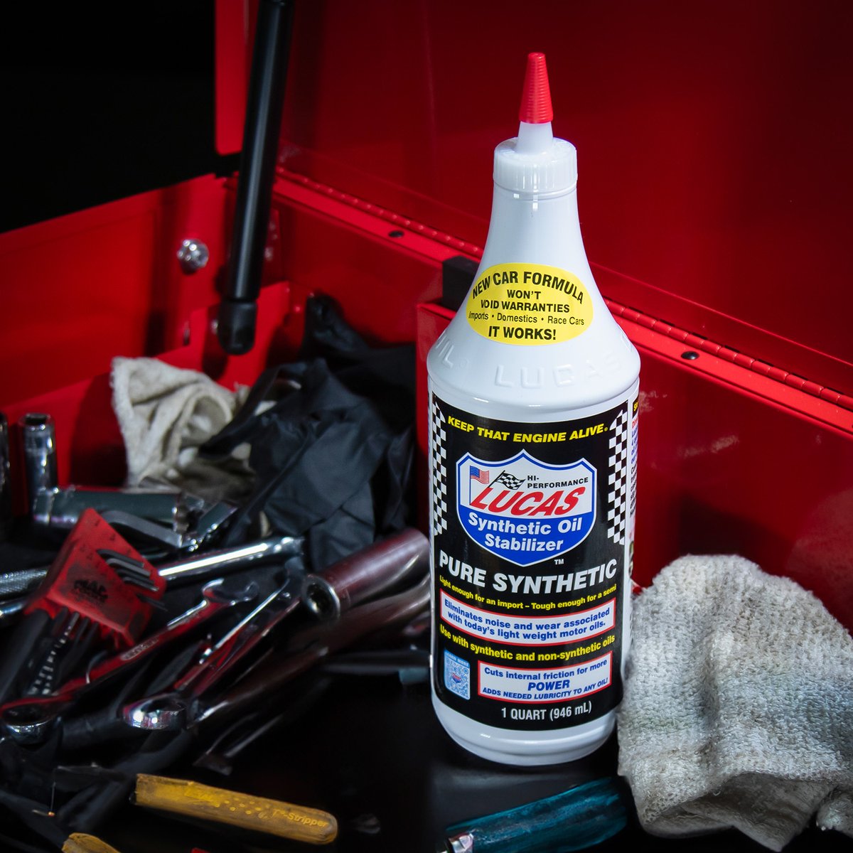 Lucas_Oil's tweet image. 🚗  Add Lucas Pure Synthetic Oil Stabilizer to your arsenal for unbeatable engine protection and smooth performance! 🛠️

#LucasOil #LucasWorks #ToolboxEssentials #DIY #Cars #Trucks #Vehicles
