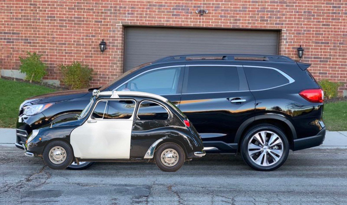Both of these #Subaru transport one person most of the time*  

*well, that is when they are not standing still for 97% of the time