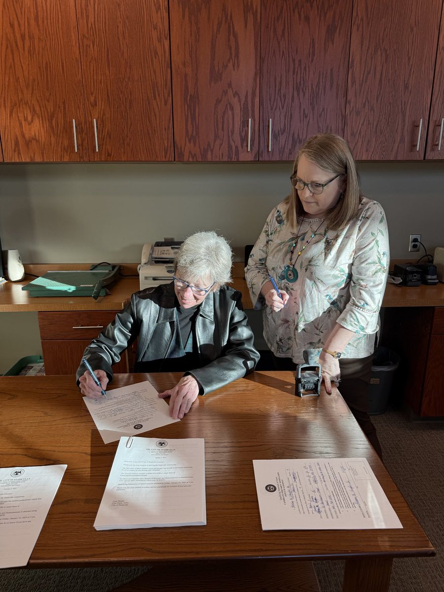 It’s not only the start of a new year but it is the first day of qualifying for my third term as Mayor of the Best Small Town in the South ⁦<a href="/COStarkville/">City of Starkville</a>⁩ ⁦<a href="/mscollegetown/">Starkville, Mississippi</a>⁩. I have been honored to serve our community. Let’s do it one more time to finish our projects.