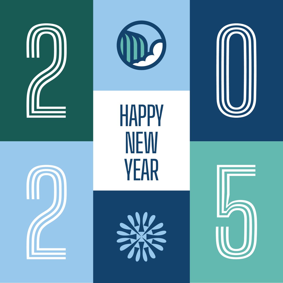 Happy New Year from your friends in #NiagaraFallsUSA! 🎉🥂 

May your 2025 be filled with health, happiness and exciting adventures. 💙