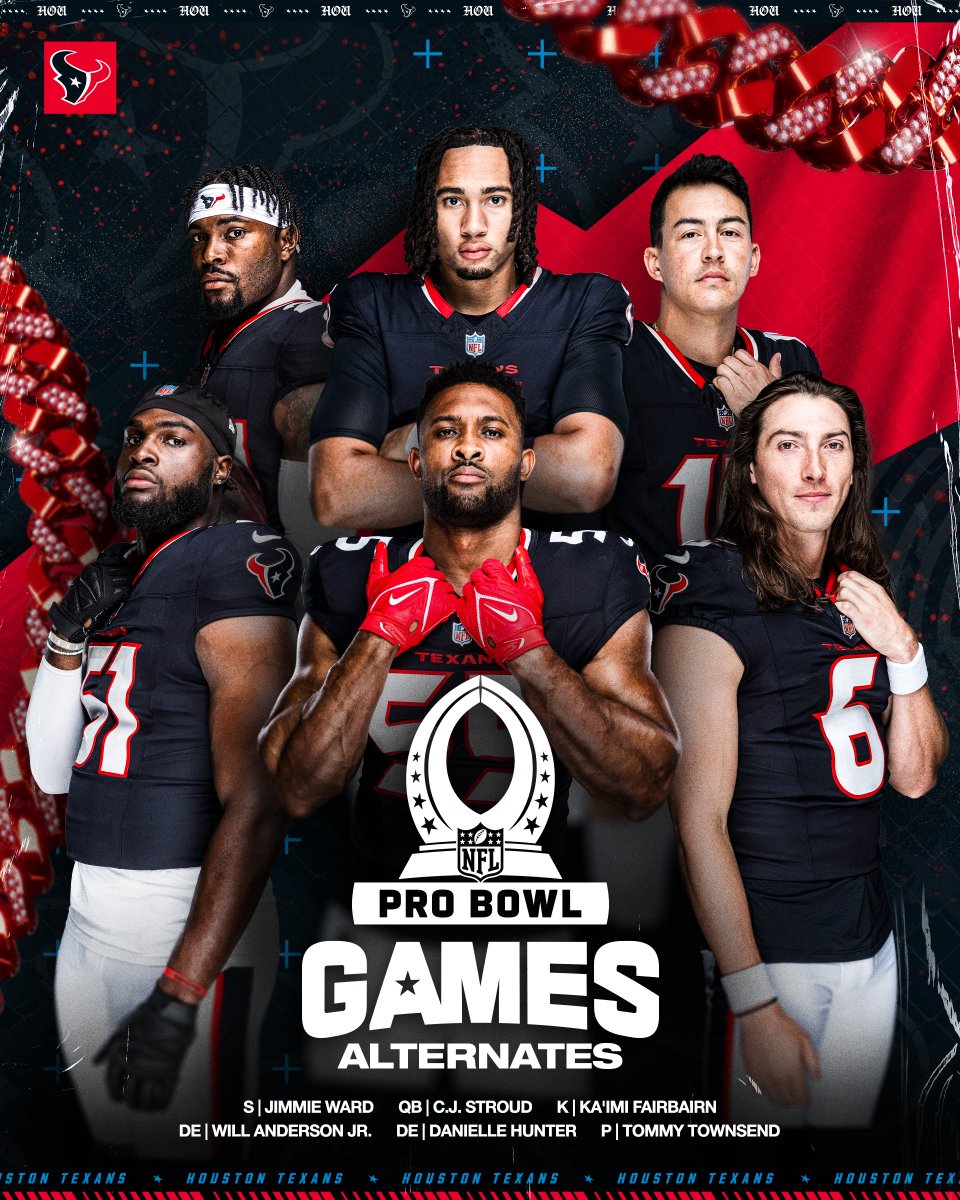 Our alternates for the Pro Bowl Games 😤