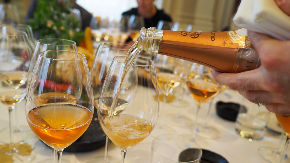 Fifty years of <a href="/LouisRoederer_/">Louis Roederer</a> Cristal Rosé - tasting through a vertical and having some good chat with FR and JBL! Lots of technical stuff wineanorak.com/2025/01/02/50-…