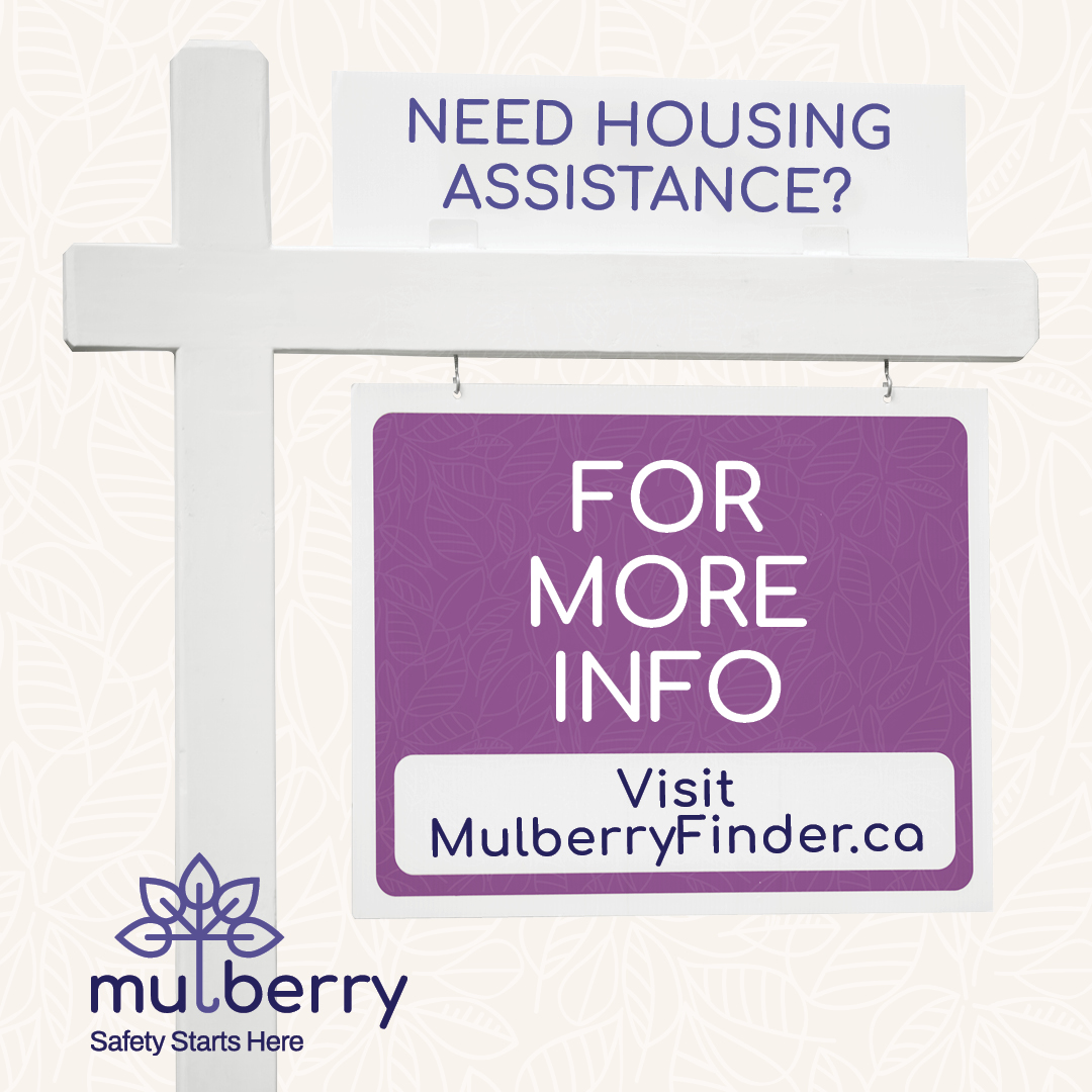 If you are a survivor of #GBV looking for housing assistance in Ontario, #mulberryfinder can help.

Search for a Transitional &amp; Housing Support Programs near you:
bit.ly/MulberryFinder

Mulberry- because #SafetyStartsHere
