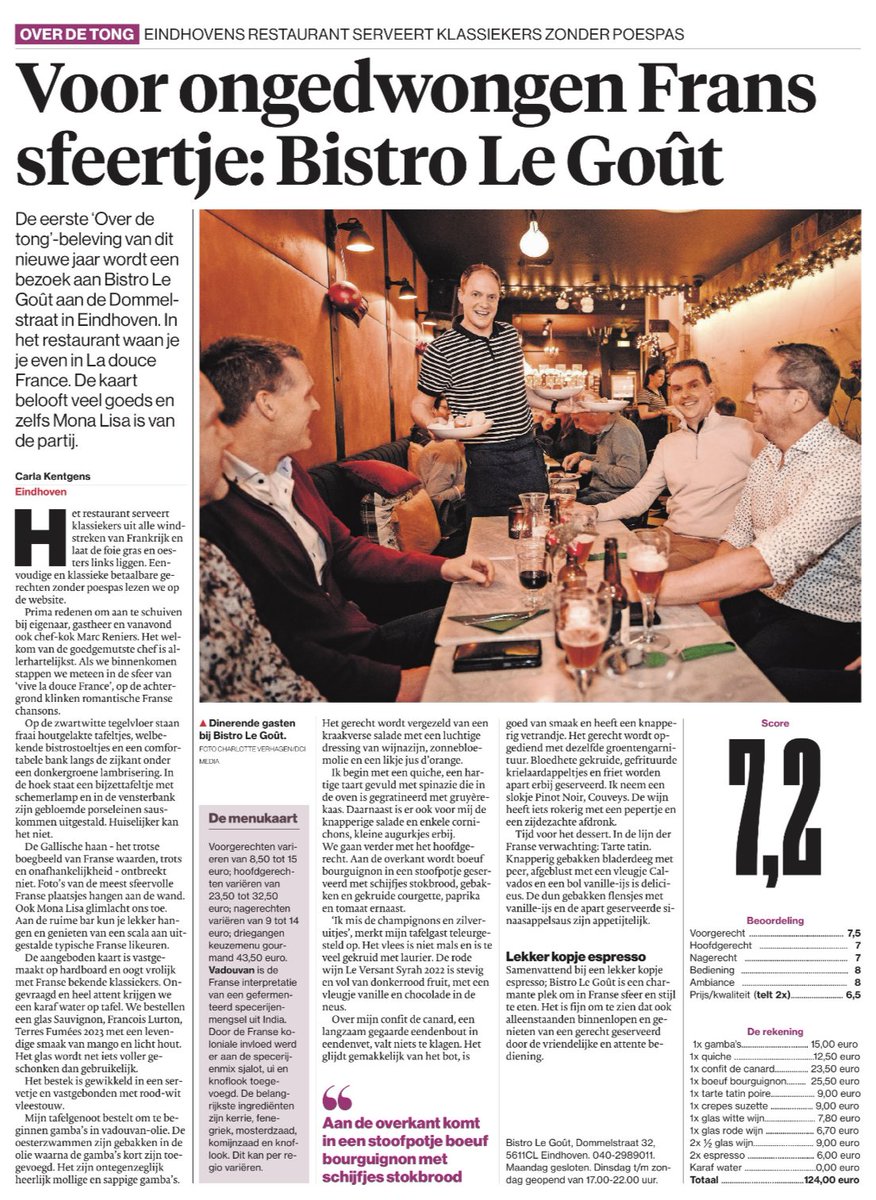 Bistro Le Goût tweet media