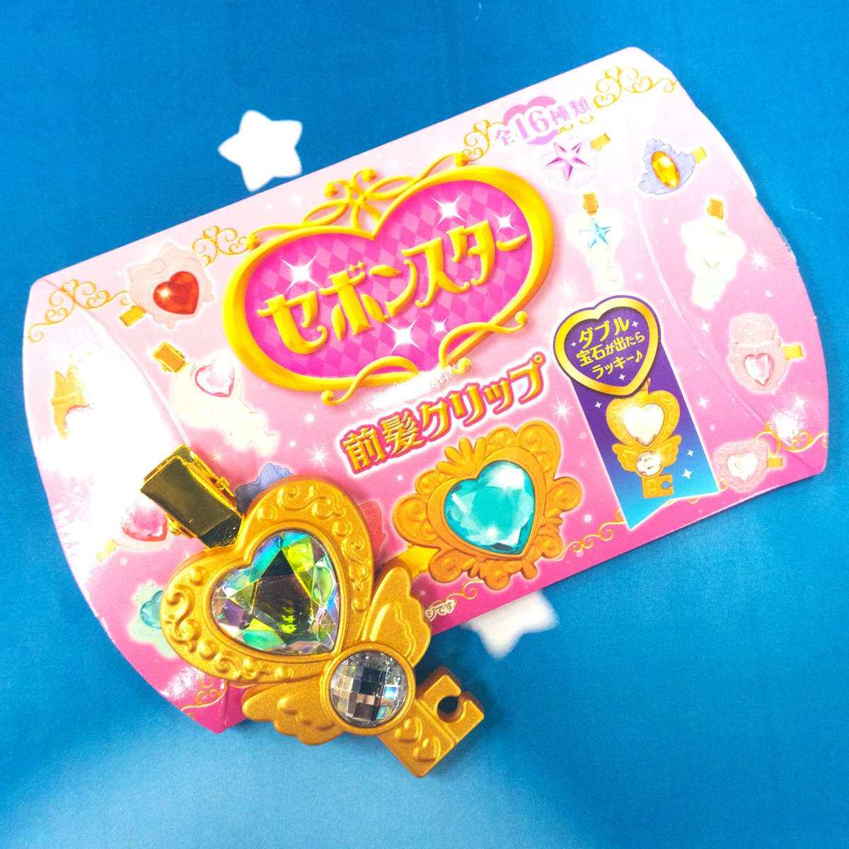 ⭐️3F⭐️ ／ 📢好評販売中 ＼ ○セボンスター 前髪クリップ 660円