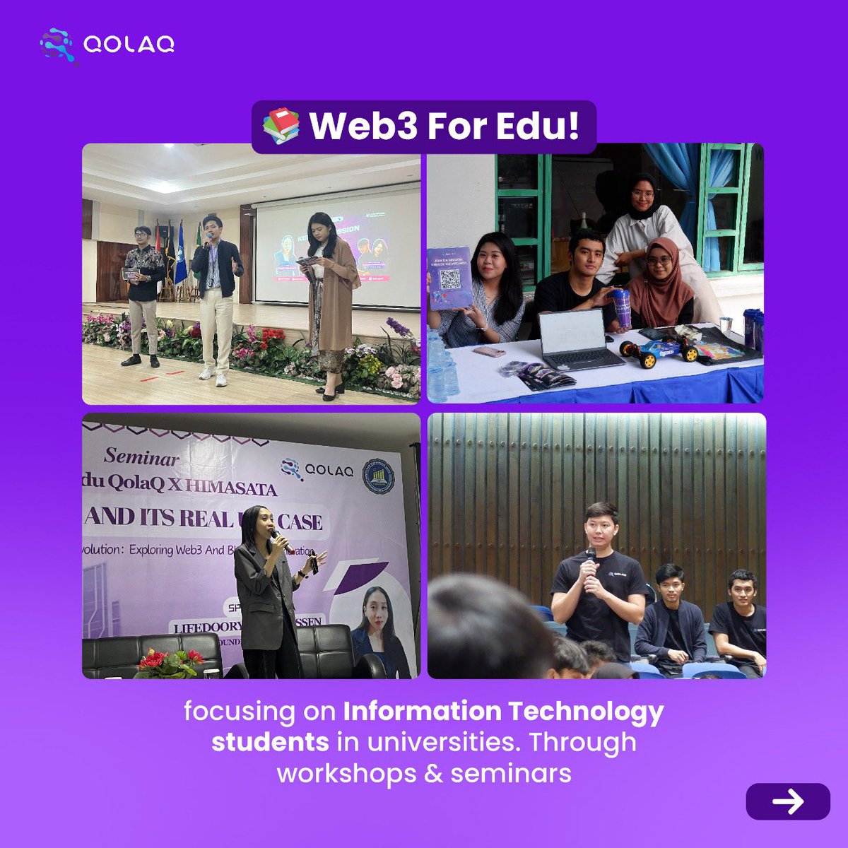 Qolaq_org's tweet image. 1. Launch donation platform ✅
2. Launch Qolaq mobile app✅
3. Collaboration with social foundation✅
4. Web3 for Edu✅

Here’s to an even greater 2025 &amp;amp; to achieving more milestone!🚀🚀
Let’s continue building!

#QolaqImpact #BlockchainForHumanity #Web3ForGood