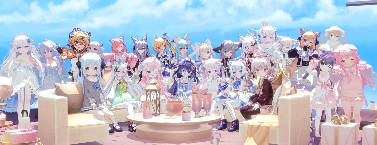 PlatinumColoneI's tweet photo. 【MMD】---- 2024合影 https://t.co/CQgHqSzMVM