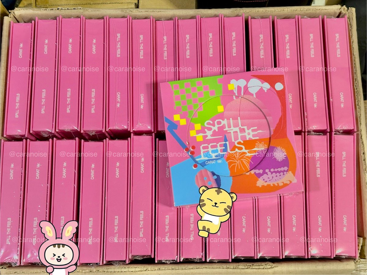 caranoise's tweet image. ⭐️ 2025 NEW YEAR SALE ⭐️

₱550 ea for 2 albums &amp;amp; up
₱600 if 1

SEALED Spill the feels Album Carat ver. 
- Carver: Wonwoo Jeonghan Mingyu Scoups Joshua
- other members avail: but 1 pc ea only

• ONHAND, Payo only
• can do SDD for Manila
• Mod: J&amp;amp;T/GGX (cod sf)