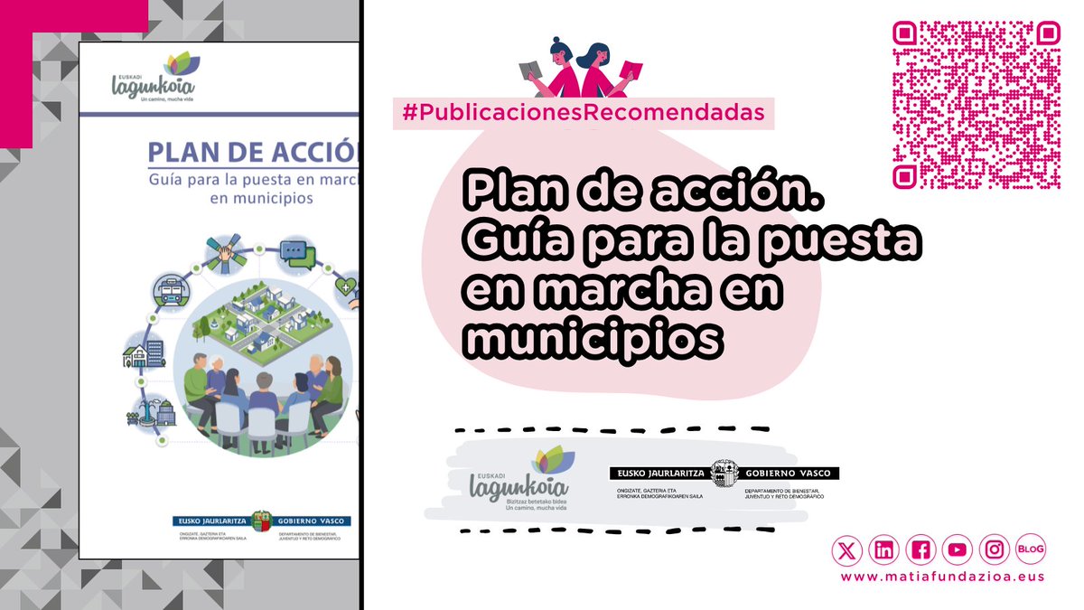 #PublicacionesRecomendadas | Desde <a href="/EuskadiLagunkoi/">Euskadi Lagunkoia Berria</a>, iniciativa de <a href="/BerdintasunEJGV/">BerdintasunEJGV</a>, han elaborado una nuevo recurso, en forma de guía, para municipios que deseen elaborar un plan de acción para avanzar en #amigabilidad.

👉Descarga libre y gratuita aquí:
euskadilagunkoia.euskadi.eus/media/material…