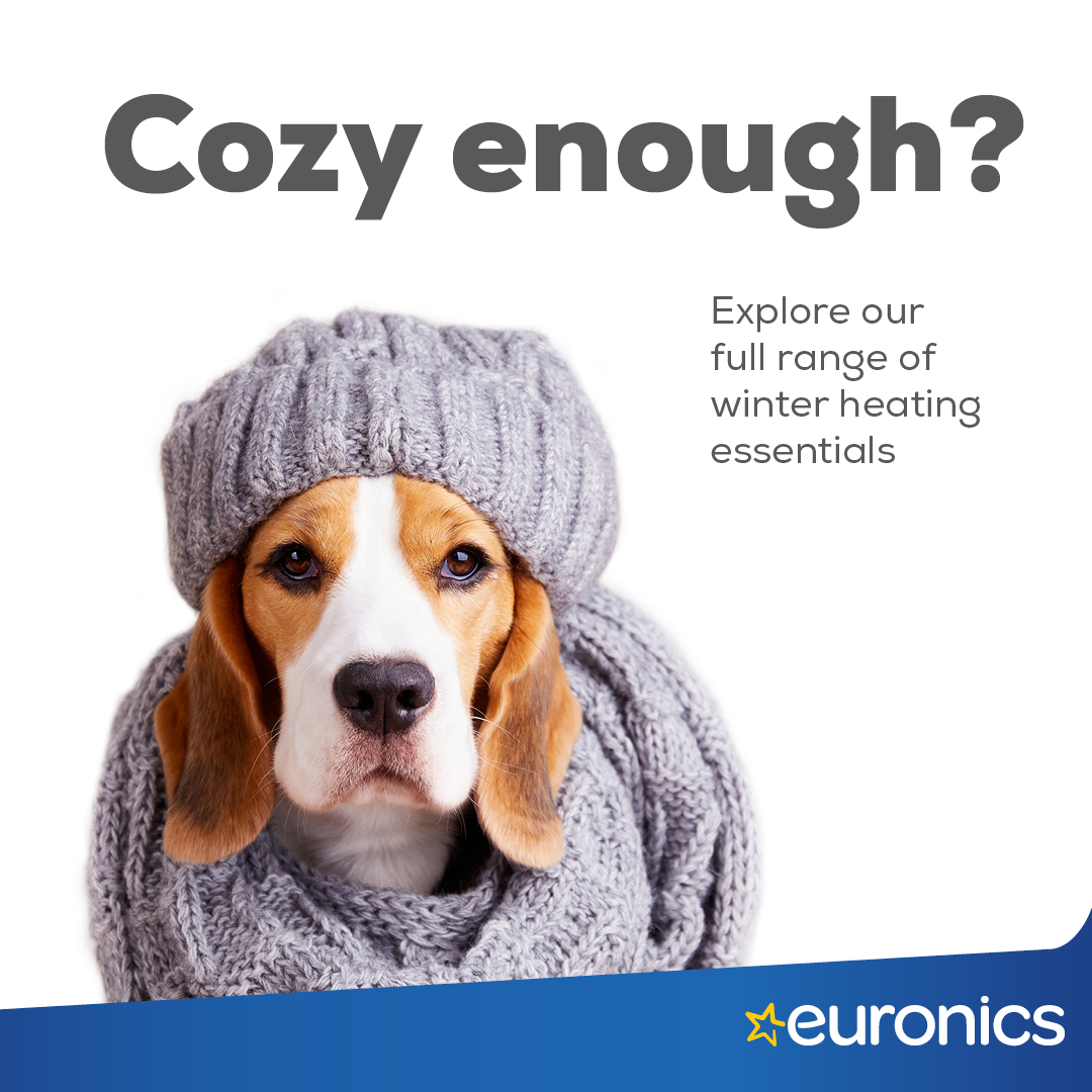 ❄️🥶 Brrr... Feeling the chill? We’ve got you covered! 🥶❄️

Stay warm and cozy this winter with our range of heating solutions at Euronics Ireland. 🔥

#EuronicsIreland #StayWarm #HeatingSolutions #WinterWarmth #IrishRetailers