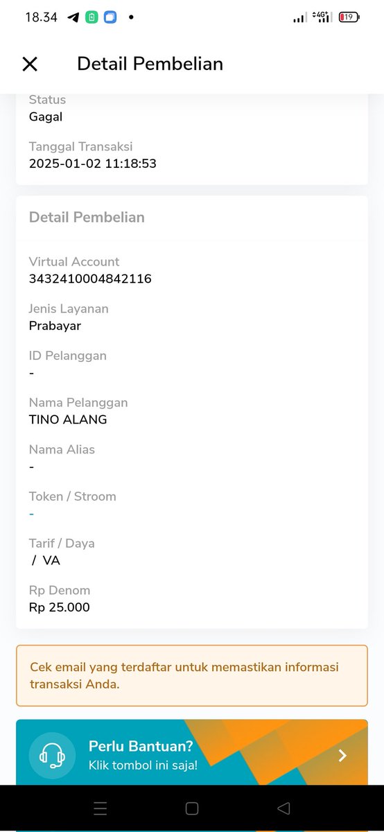 Icebear__028's tweet photo. @pln_123 min bagaimana transaksi gagal saldo saya terotong di bank https://t.co/jDMsdt4D3I