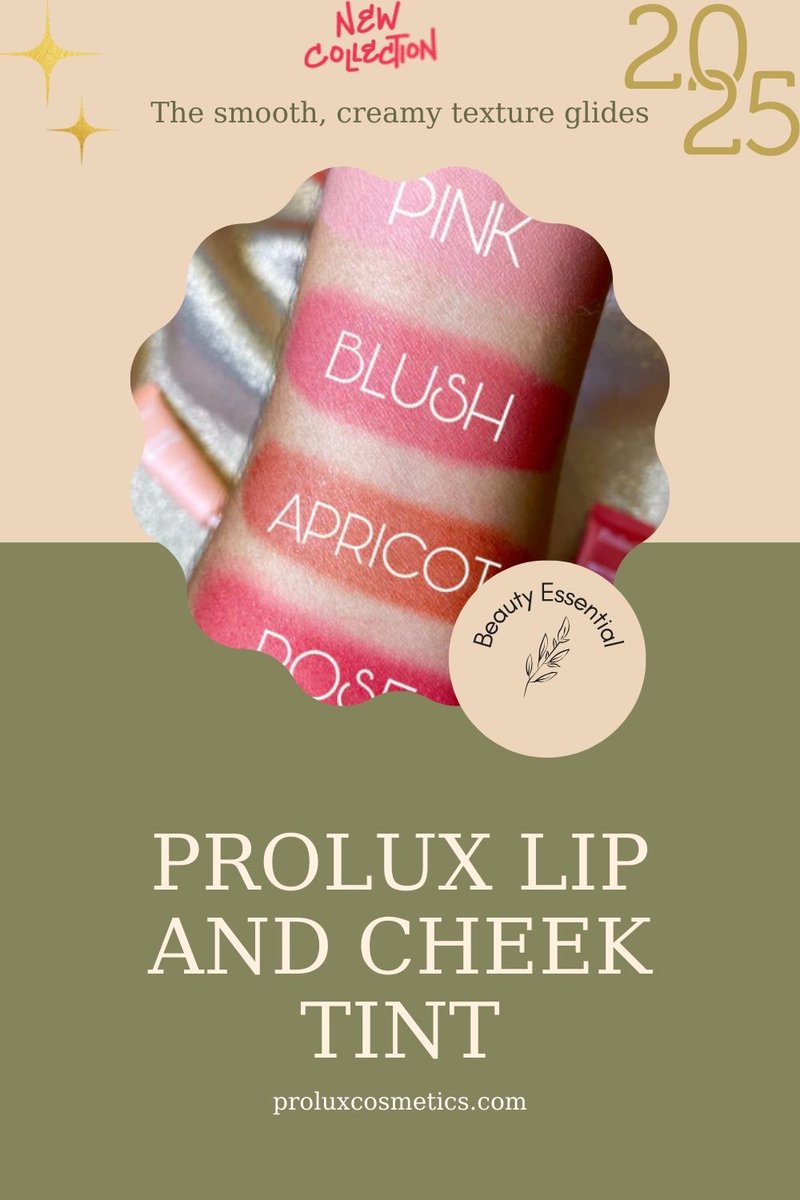 HridoySeb51474's tweet image. 🌸 One product, endless possibilities! Add a pop of color to your cheeks and lips with the Prolux Lip and Cheek Tint. Highly pigmented and blends like a dream! 💋 #GlowUp #MultitaskingMakeup #NewYear2025