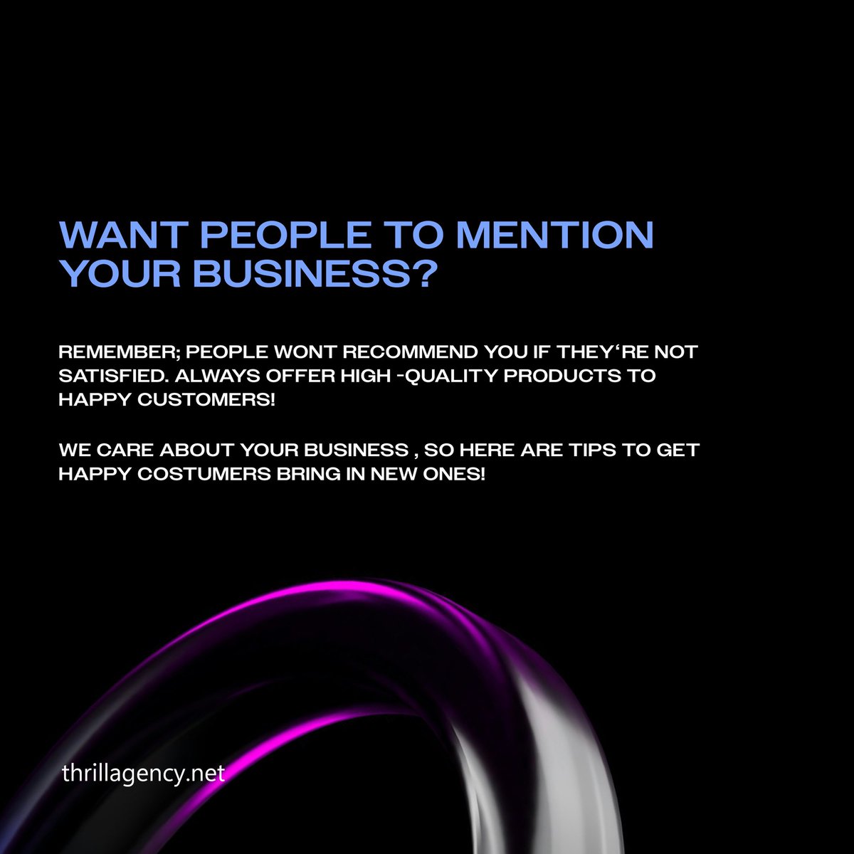 lets_thrill's tweet photo. Oh! Your marketing campaign is already in motion 🚀 Your customers are talking! 🗣️✨
#marketingtips #WordOfMouth #lets_thrill https://t.co/Qq1ijVVnpw