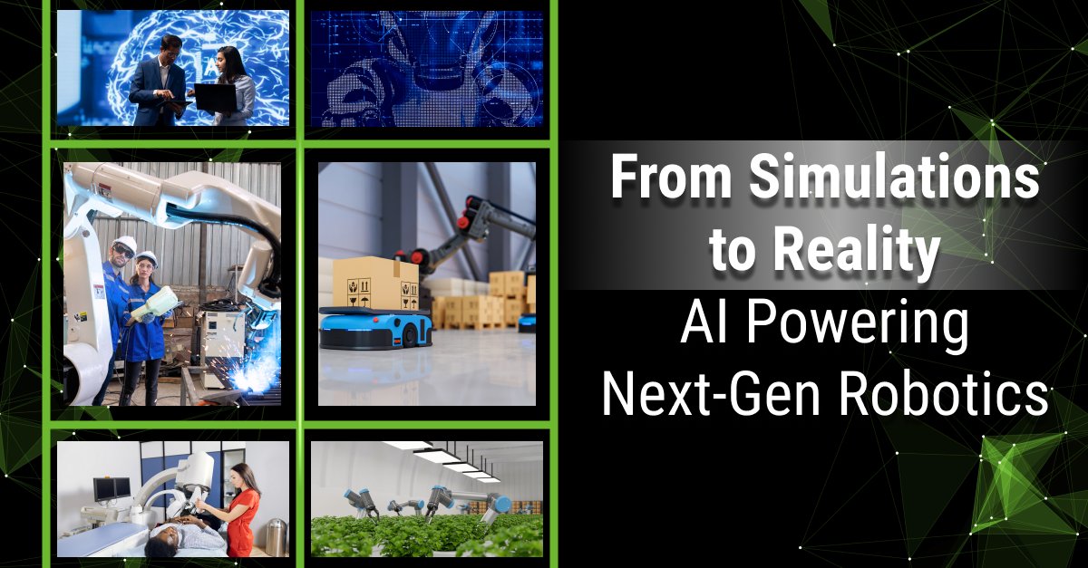 Ronald_vanLoon's tweet photo. From Simulations to Reality: #AI Powering Next-Gen Robotics
by @Ronald_vanLoon |
Check out the full article: https://t.co/A7jZfrwKSM
#NVIDIAambassador #AWSreInvent @NVIDIA @NVIDIAAI @NVIDIARobotics #ArtificialIntelligence #DataScience #CloudComputing #Robotics
Cc: @gp_pulipaka | @CyrilCoste | @ingliguori |