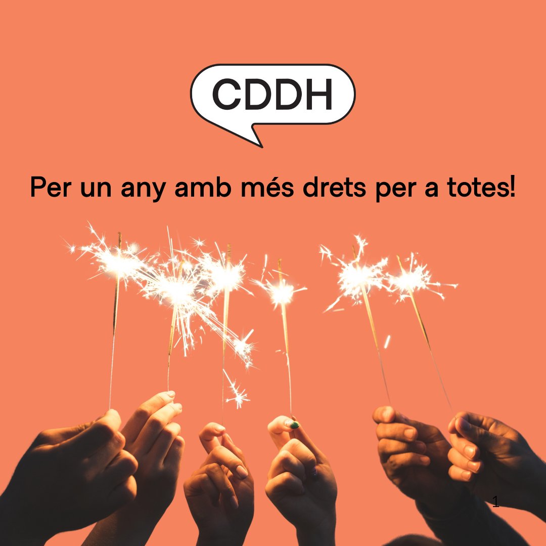 ciutatsdh's tweet photo. Bon any nou a totes! 🎉
Que aquest 2025 estigui ple de polítiques que advoquin pels drets humans❤️
Gràcies a tothom que ha format part del projecte durant aquest 2024 ✨
#defensemquidefensa #feliç2025 https://t.co/IK0hKSneiI