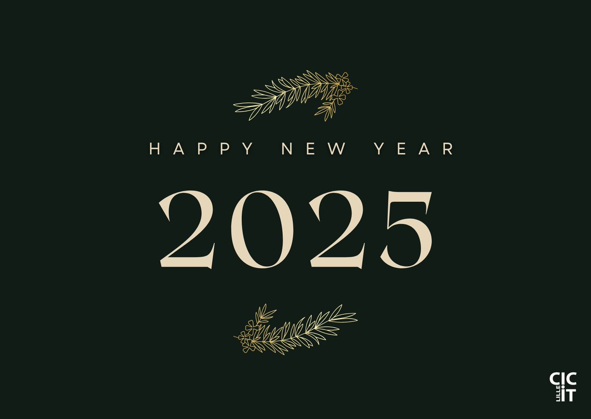 Bonne année à tous nos followers. N'hésitez à nous rejoindre sur LinkedIn, c'est là que ça se passe! linkedin.com/company/cic-it…