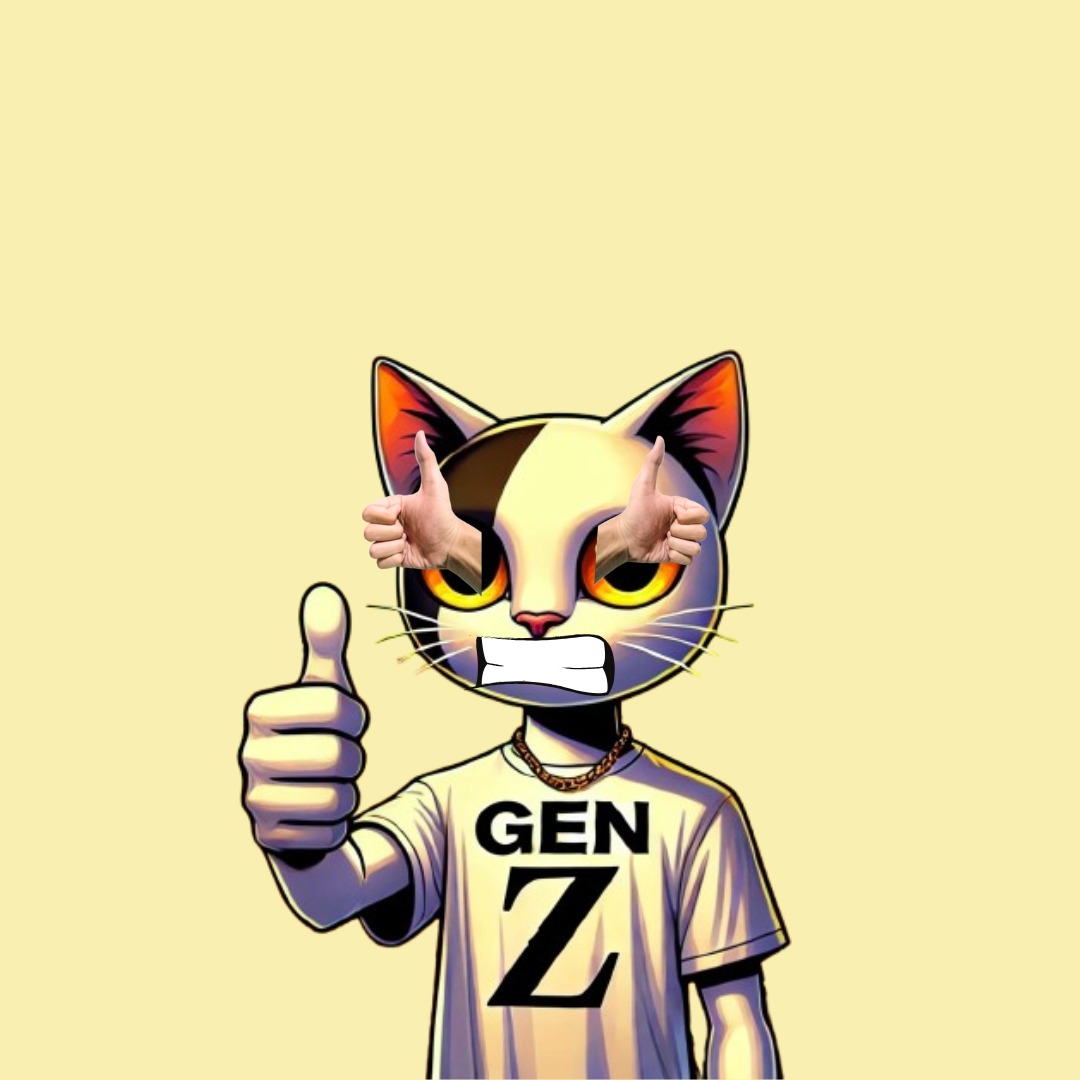 JanuHang's tweet photo. GEnZ is a piece that symbolizes the life of Gen Z—no matter what happens, good or bad, Gen Z will always give a thumbs up and say, "It's all good"
Rarible:
https://t.co/hUpzLFjPDR
#nft #viral #Jempt #GenZ #Thumb #bullrun #rarible #crypto #web3 #memecoin #digitalart #life #goes https://t.co/vEfWloIqqw