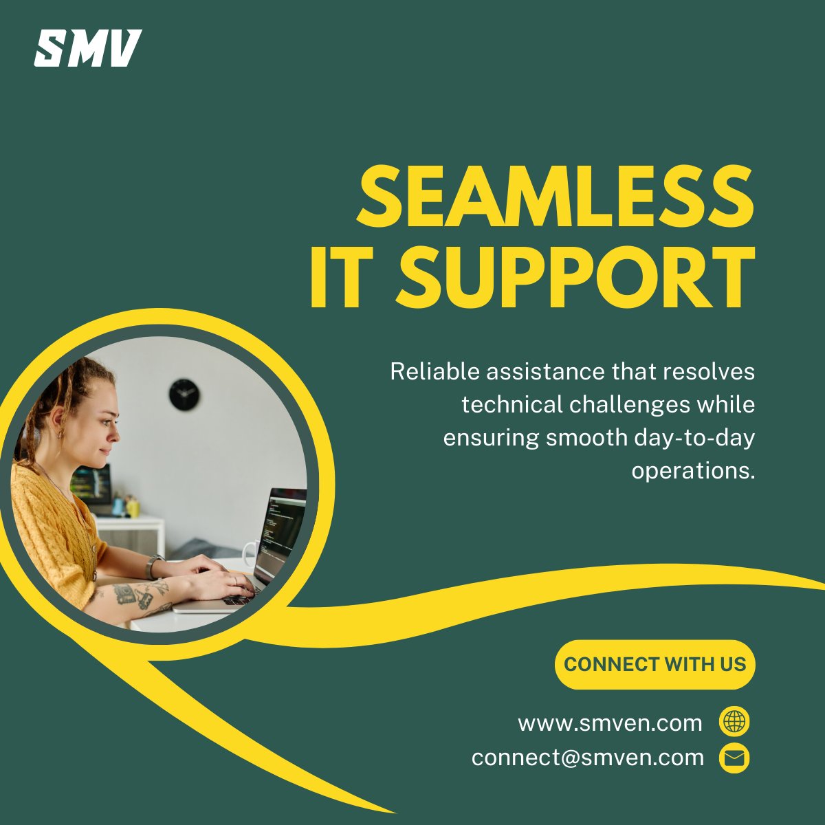 smvonx's tweet image. Your tech problems, solved before you even notice them. ⚡💻

#seamlessitsupport #EffortlessEfficiency #ITSupportExperts #TechPartners #india #innovation #management #digitalmarketing #technology #socialmedia #softwaredesign #BusinessExcellence #ITForGrowth #TechSupport
