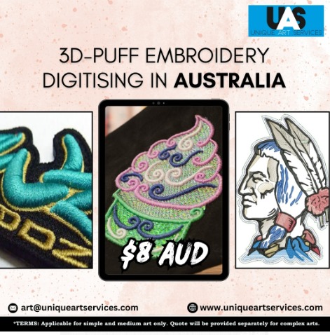 UAS123's tweet image. Elevate Your Embroidery with 3D-Puff Digitising !

 Ready to elevate your designs with high-quality 3D-puff embroidery digitising in Australia? 

uniqueartservices.com/embroidery-vec…

➡️ DM us to get started today!

#EmbroideryDigitising #3DPuffEmbroidery #CustomEmbroidery #AustraliaMade