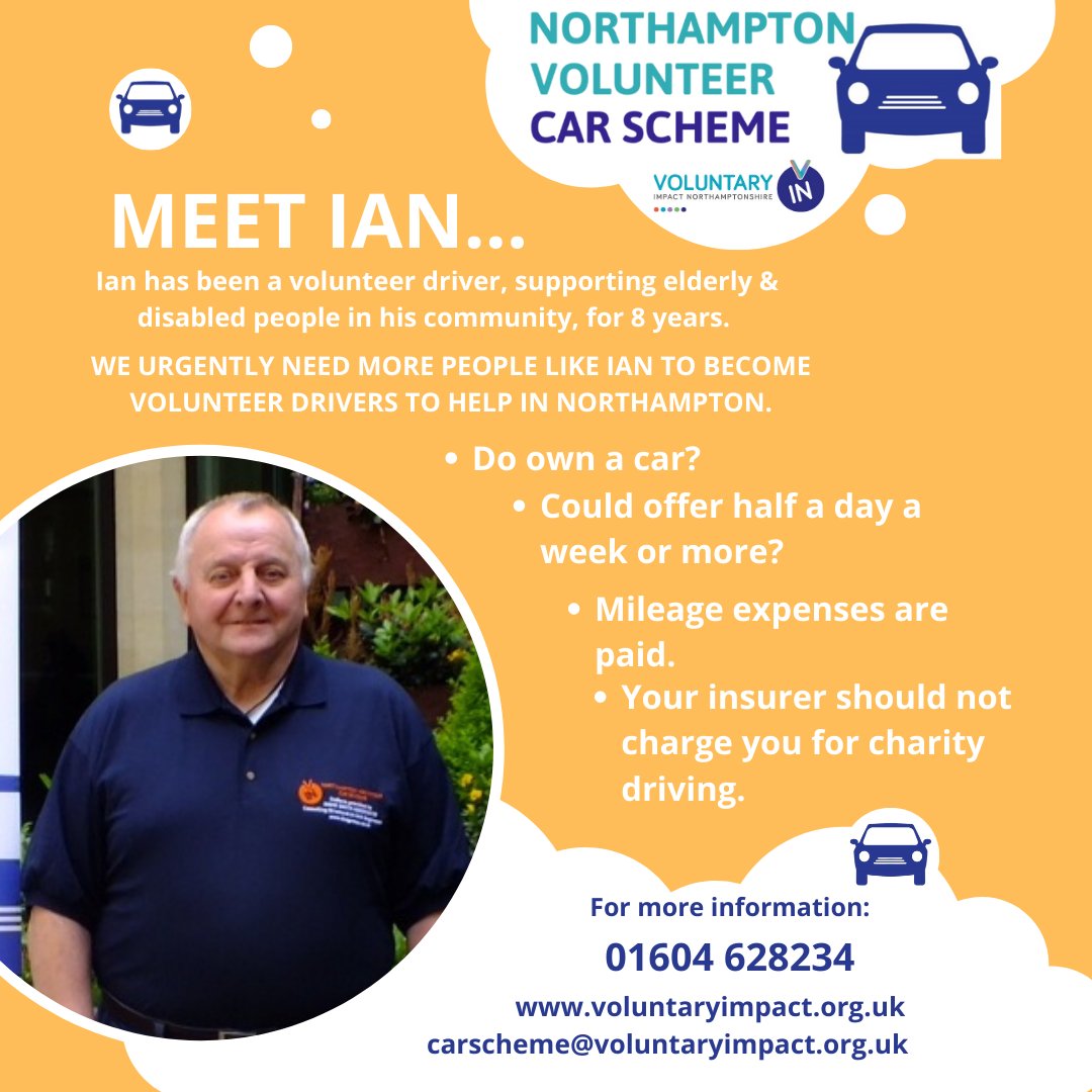 We are still desperately seeking drivers to help get elderly and disabled people to their medical appointments.  If you think you can help, give us a call today!