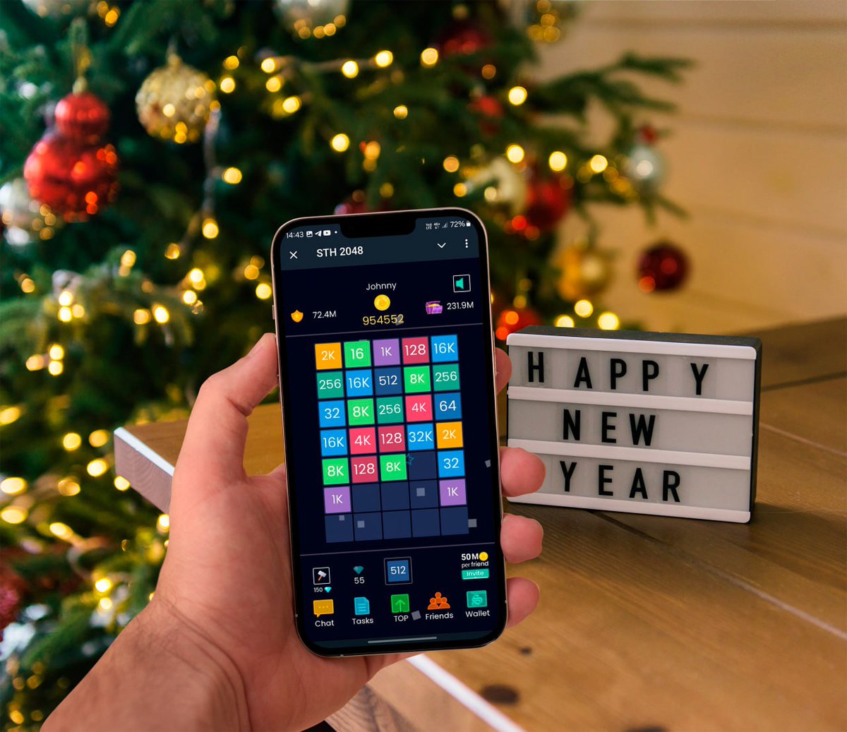 🏆 Make your New Year a winning season! 🎄  
 💰Smart Blocks 2048 offers the ultimate play-to-earn experience 🤑
➡️ t.me/sth2048bot ⬅️
🧠Train your brain, complete tasks, and watch your crypto coins multiply!
Join now and claim your rewards!

#NewYear2025 #smartholdem
