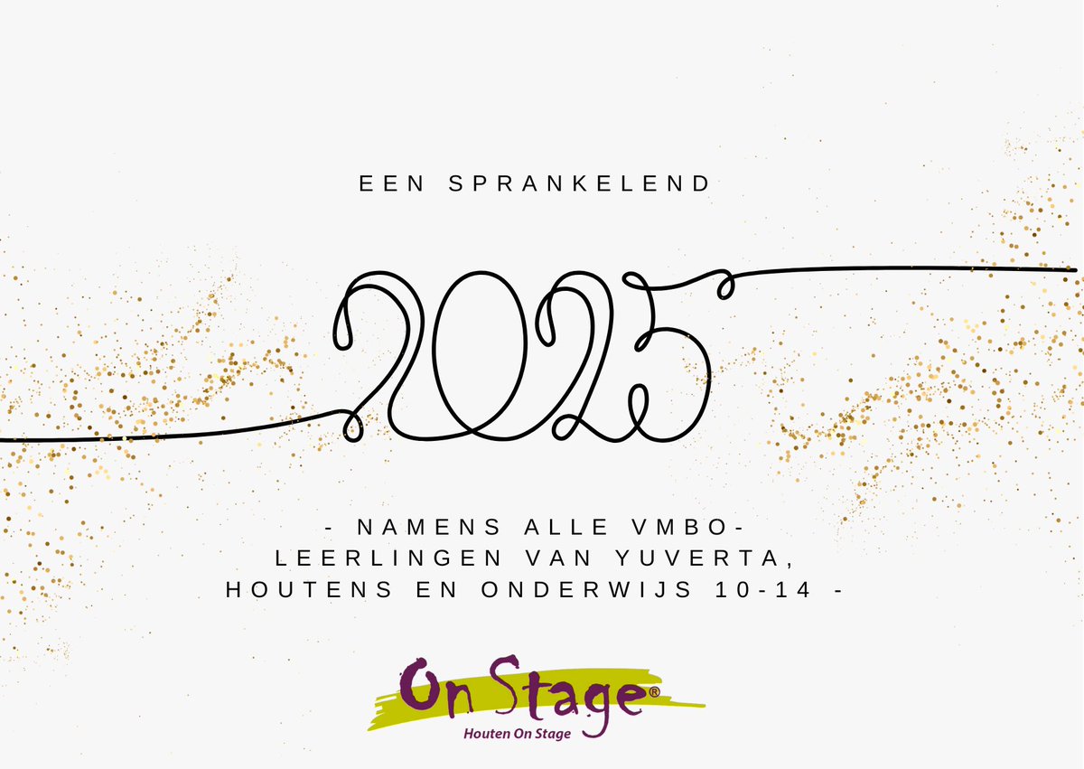 Op 21 januari is het beroepenfeest van Houten On Stage. De deelnemende bedrijven en beroepen zoeken naar de sprankeling in de ogen van de leerlingen wanneer ze hen uitnodigen voor de doe dag ✨
En dat geldt andersom net zo. Een sprankelend en succesvol jaar gewenst 💜💚
#vmbo