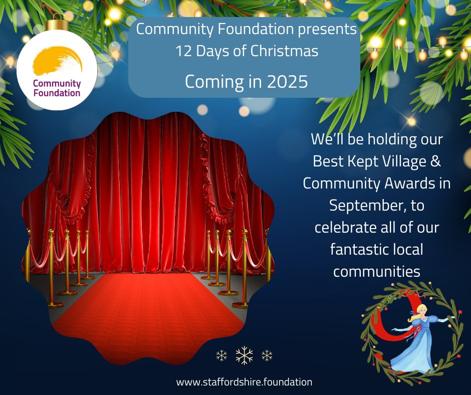 Coming up in the next year

On the ninth day of Christmas.....

In September we'll be holding our annual Best Kept Village &amp; Community awards ceremony.  It promises to be another glittering event.  If you want to be there you need to showcase how fantastic your community is.
