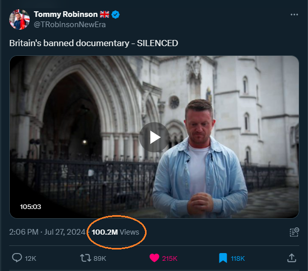 <a href="/TRobinsonNewEra/">Tommy Robinson 🇬🇧</a> A lot of people in the UK feeling very emotional right now, and it has a lot to do with this 👇